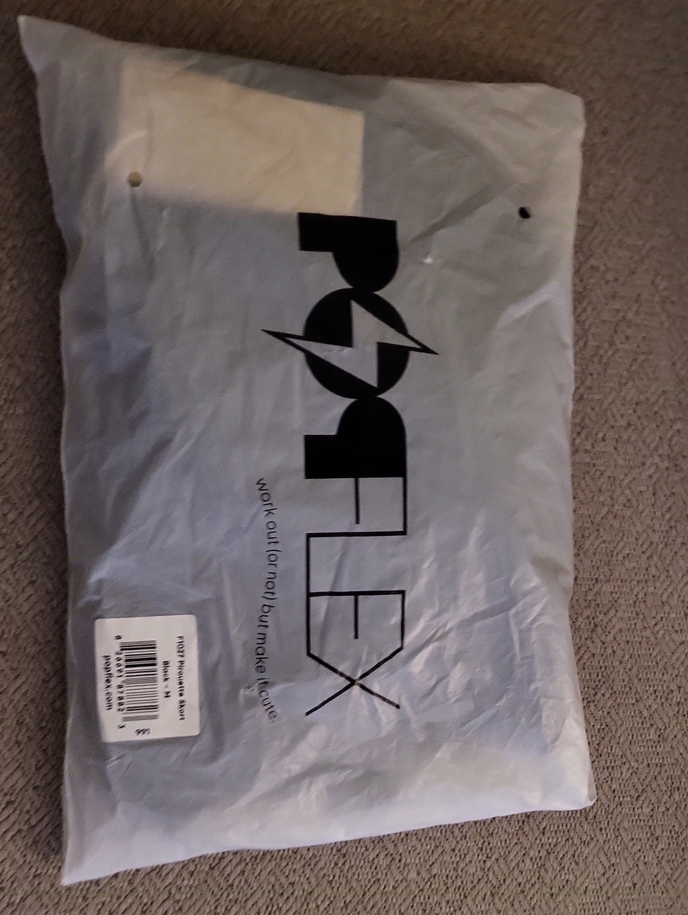 Popflex Black Pirouette Skort